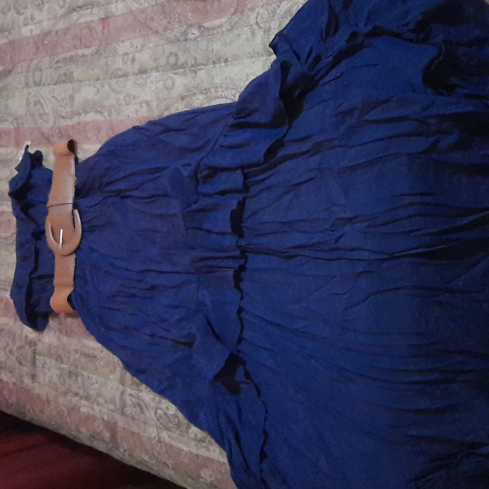 Blue dress size small like new